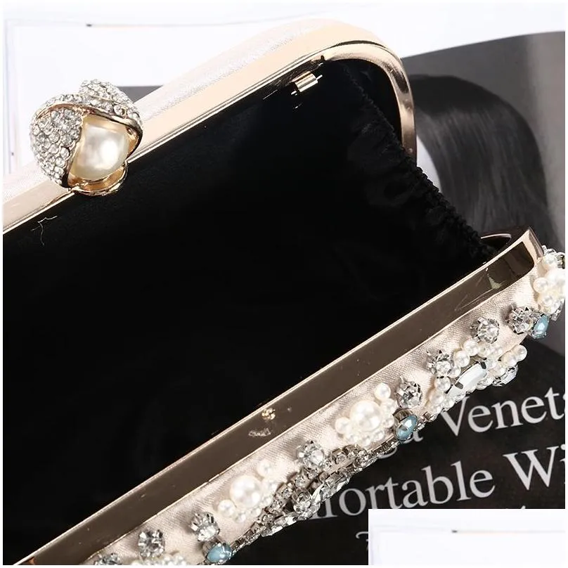 quality package with diamonds Handbags clutch bag Women Party handbag