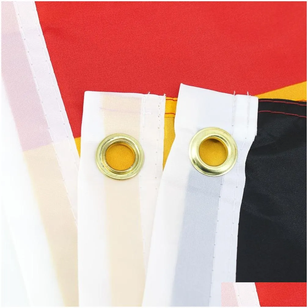 in stock 3x5ft 90x150cm polyester national flag black red yellow de deu german deutschland germany flag parade decoration flag1398127