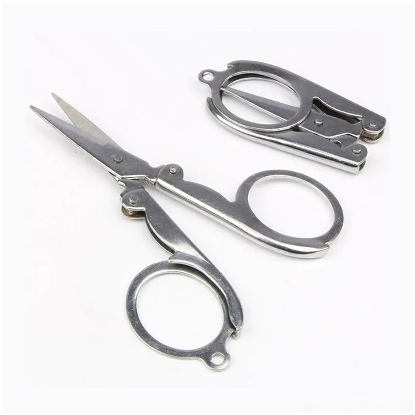 portable folding scissors simple ancient household tailor shears for embroidery sewing beauty tool child hand tools