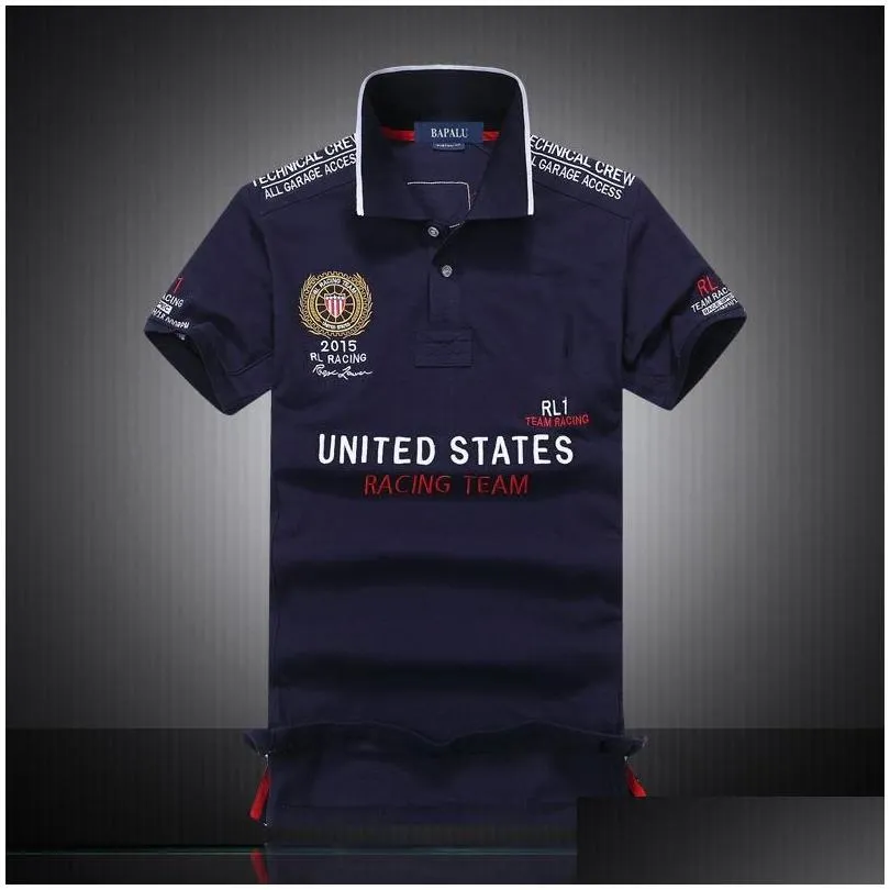 2021ss summer short-sleeved polo shirt mens tide brand embroidery clothes turn-up collar malaysian standard t-shirt