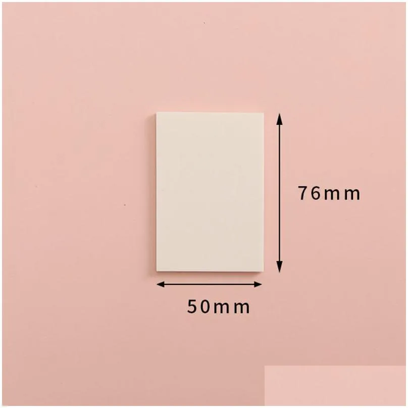 wholesale notepads 50 sheets of waterproof pet self-adhesive transparent memo pad paper suitable for school student office stationery