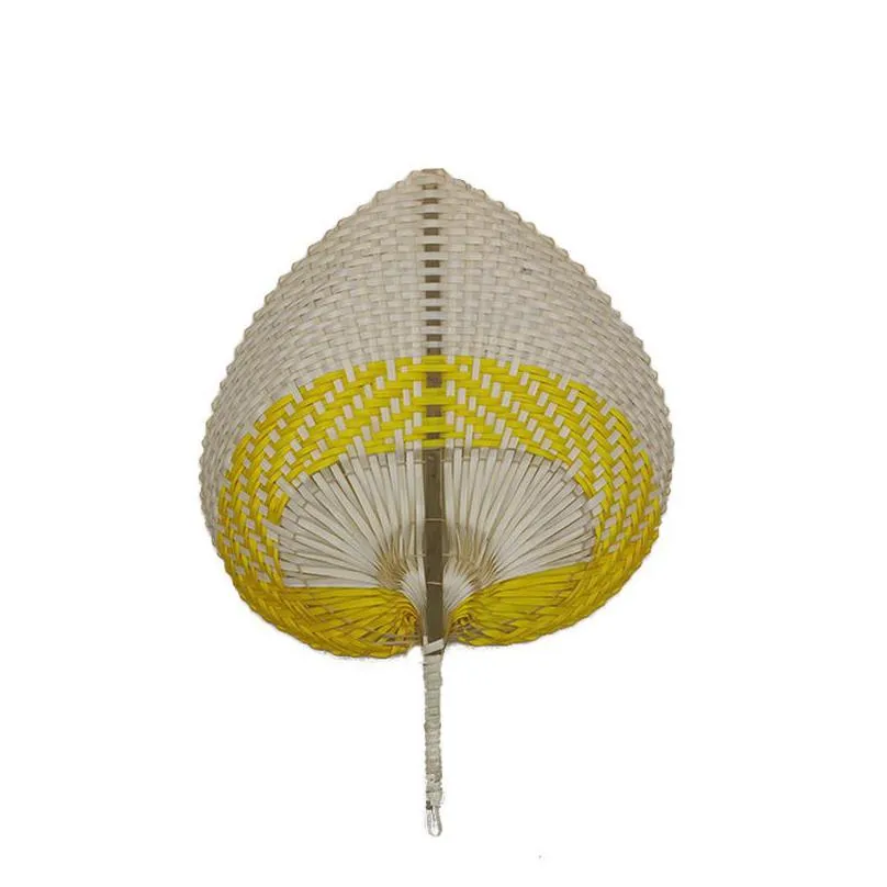 colorful woven straw bamboo hand fan favor party baby environmental protection mosquito repellent fans for summer wedding gift