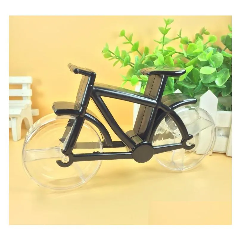 50pcs Bike Shaped Plastic Candy Boxes Bicycle Candy Choclate Box Case for Wedding Party Decoration Home Decor SN6250
