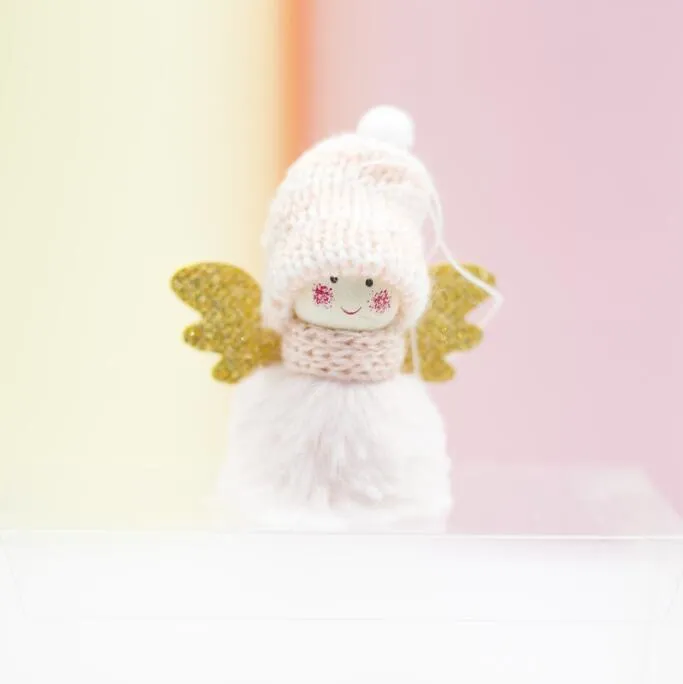 christmas angel doll decoration xmas tree hanging ornaments thanksgiving day birthday gifts tree hanging pendant home party ornament gift toys for kids