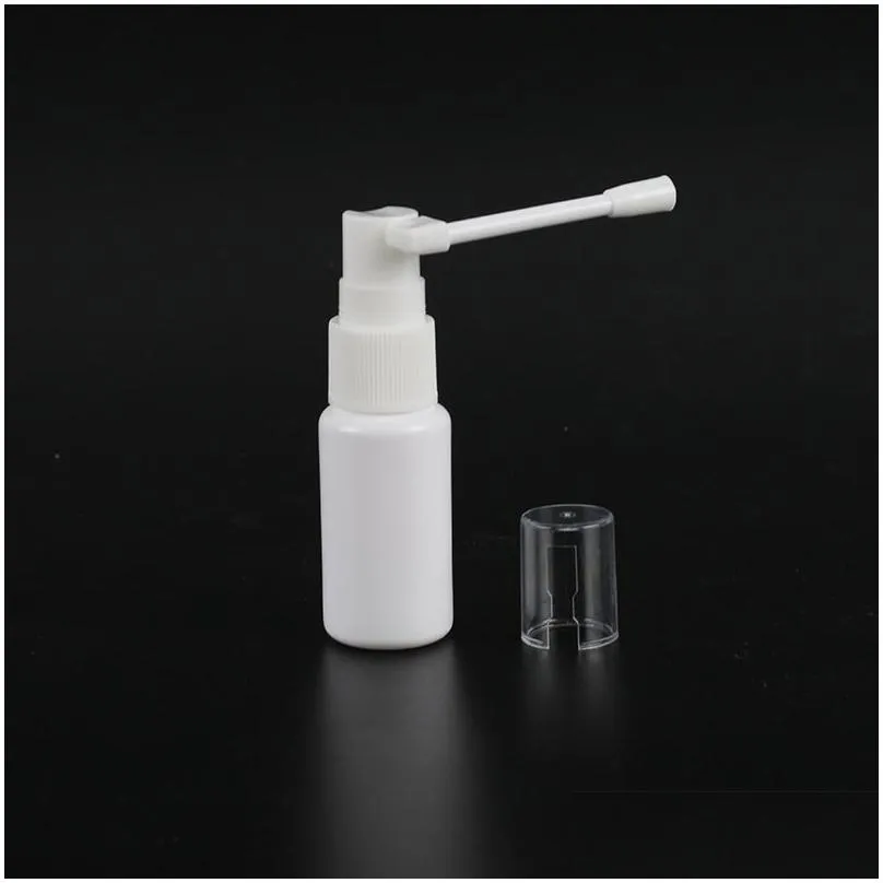 wholesale portable nose atomizer with 360 degree rotation sprayer white plastic nasal pump mist spray bottles nose empty 10ml