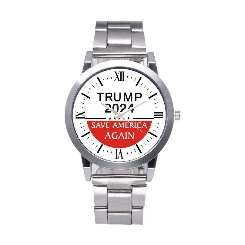 14 Styles Trump 2024 Wrist Watch Party Favor Donald Retro Men Quartz Watches