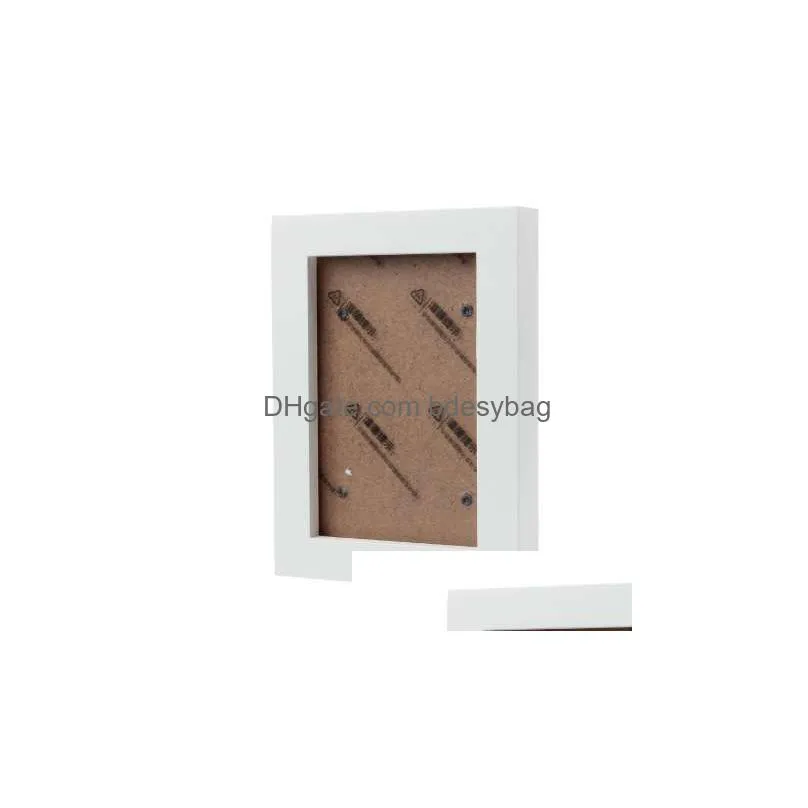 fashion wooden wall mounted hanging photo frame of home decor