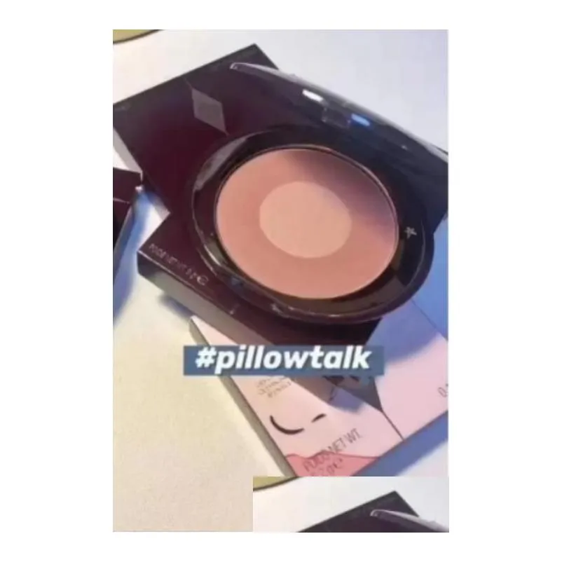  selling cheek to chic swish glow blush blusher face powder makeup palette color pillow talk / first love