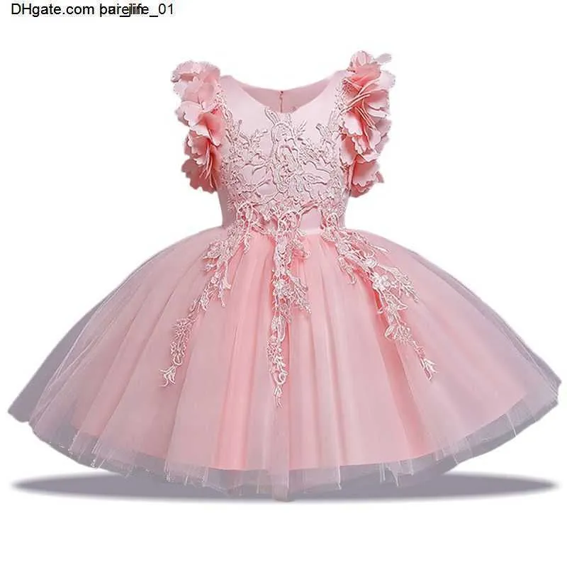 Baby Girl Clothes 2nd Birthday Dress Outfits 2 Years Clothing Christening Dresses For Toddler Girls