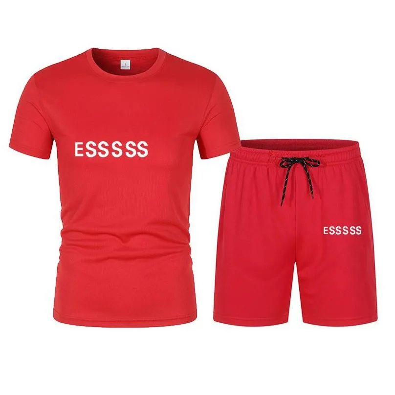 Brand sportswear fashion designer Men`s Tracksuits T-shirt pants swimsuit suit Gym clothing mens shorts summer shirt casual Top Vest