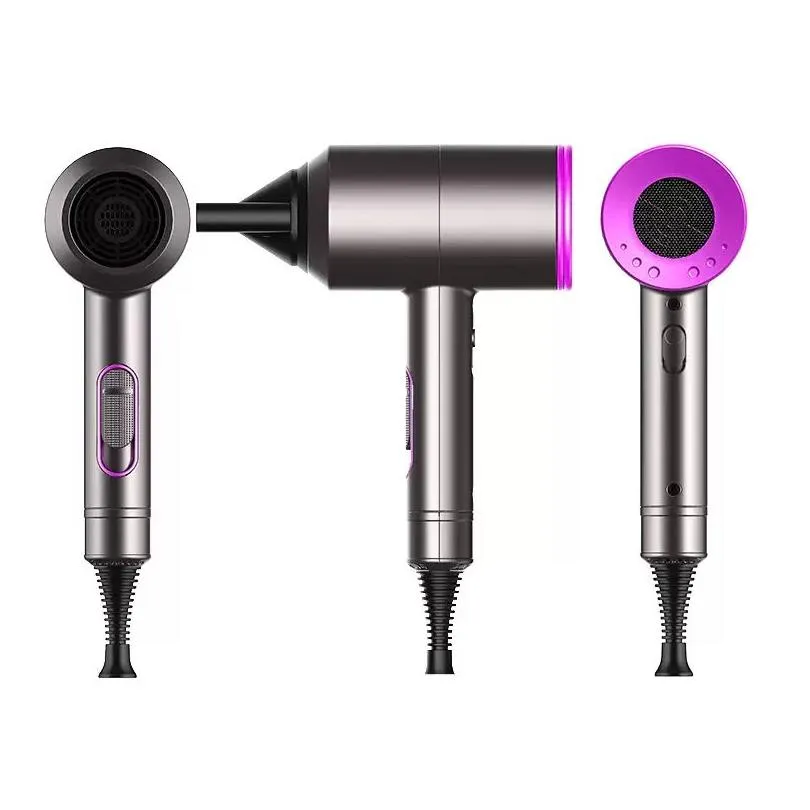 generation 3 no fan vacuum hair dryer h-03 professional salon tools blow heat super speed dryers us/uk/eu plug