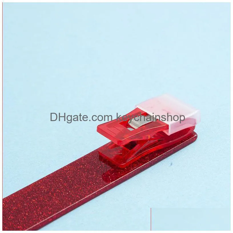 acrylic card puller keychain pendant portable contactless grabber card keychains keyring