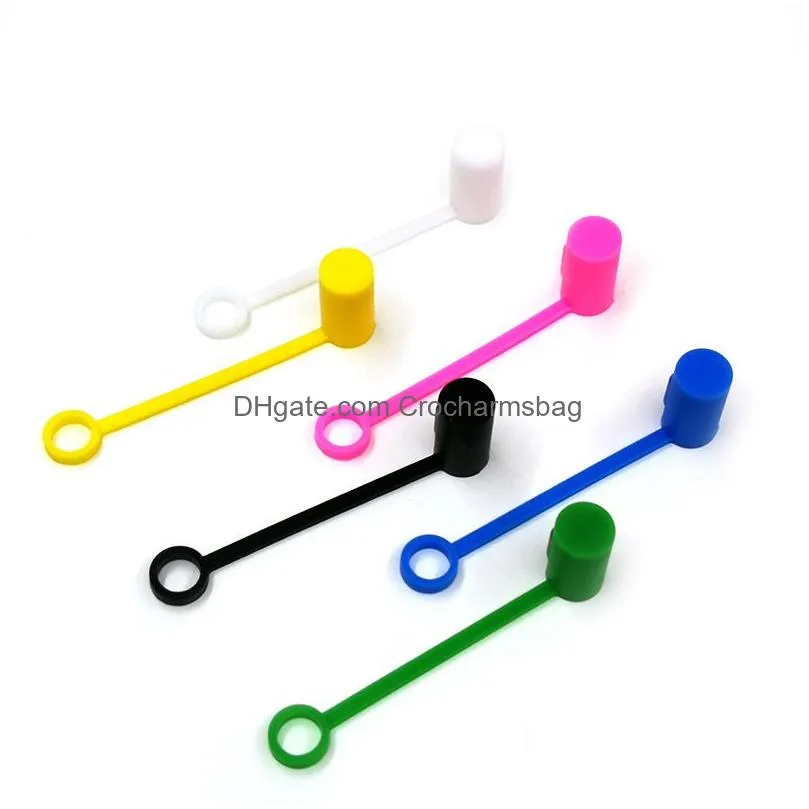 Fast DHL custom straw topper silicone mold cover charms for tumbler wholesale splash proof drinking dust plug decorative 8mm straw Environmental Materials as