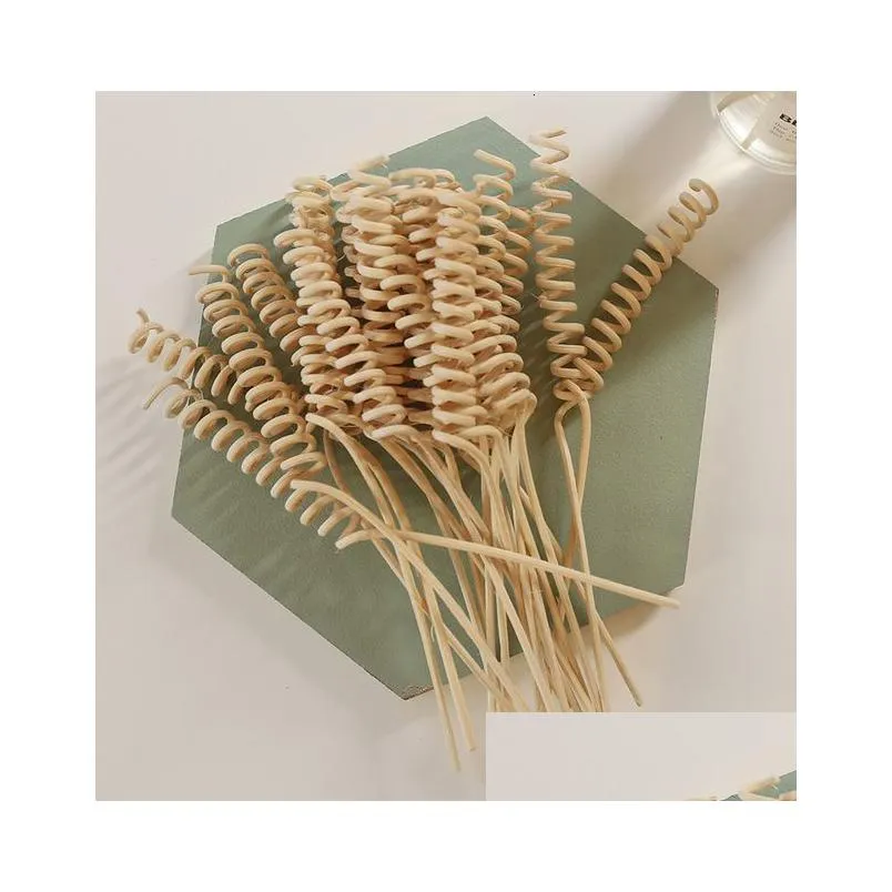 rattan 50pcs 3mm wavy rattan reed for bedroom toilet air freshener home decor volatile stick diffuser replacement diffuser sticks