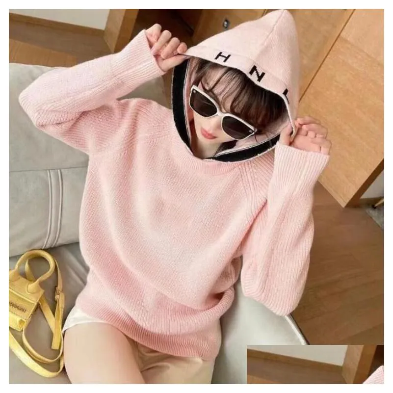 2021ss Autumn/Winter high quality women`s sweaters Designer Hoodie knitted CC letter embroidery temperament high-end fashions fashion soft 3 color