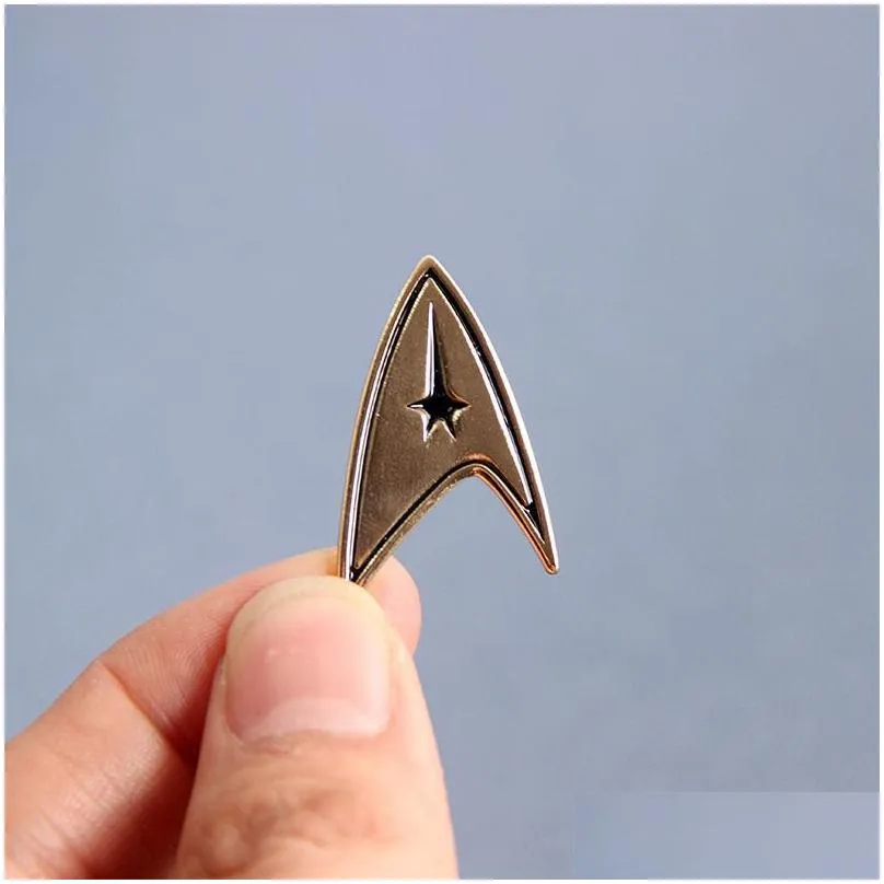 Star Trek Starfleet Enamel Brooch Pins Badge Lapel Pins Alloy Metal Fashion Jewelry Accessories Gifts