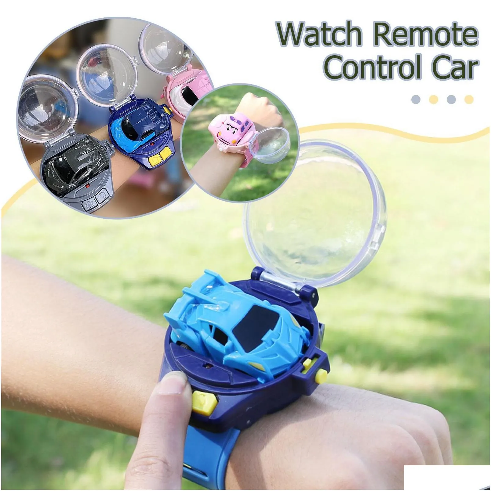 electricrc car childrens watch remote control car toy birthday present watch modeling ingenious toy for boys kids remote control car truck toy