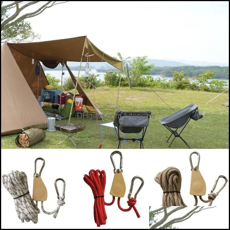 outdoor gadgets windproof tent cord double reflective ing rope roller skating design for tarp reflects light at night