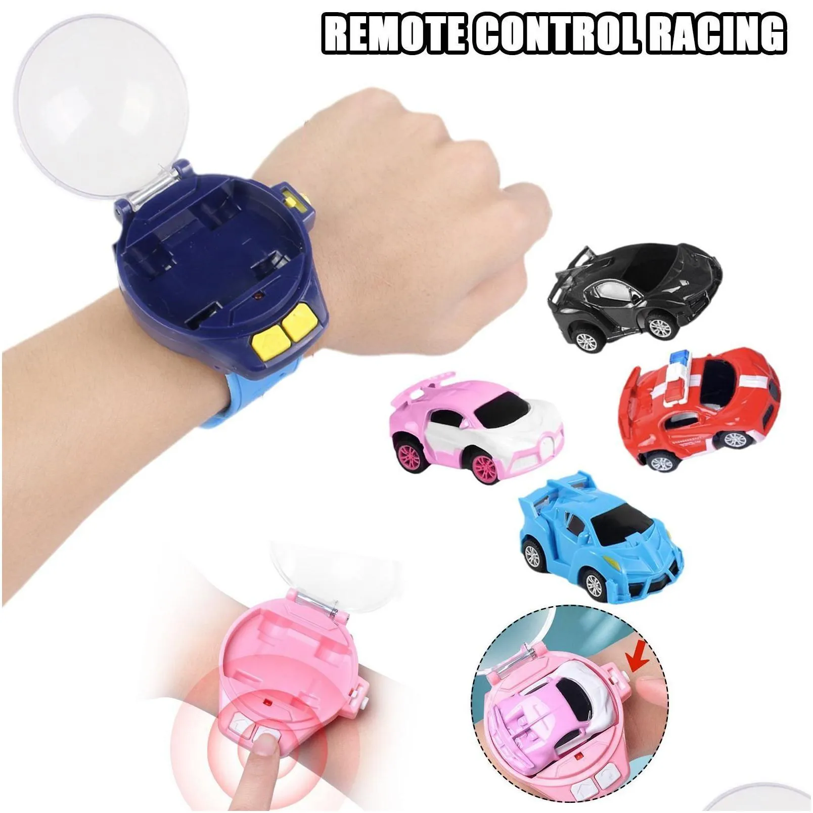 electricrc car childrens watch remote control car toy birthday present watch modeling ingenious toy for boys kids remote control car truck toy