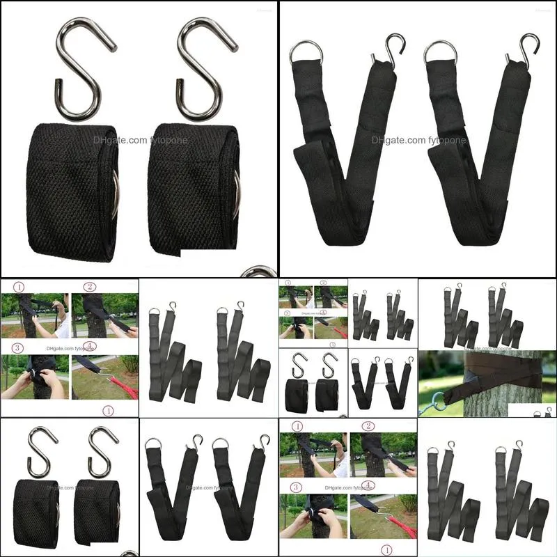 outdoor gadgets 2pcs 300cm nylon hammock tree swing belt hanging straps kit with s hooks fuel oil filter camping sleeping bed