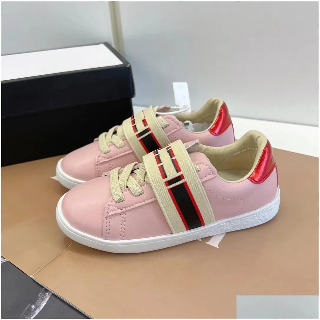 2023 newest kids designer casual sneakers childrens tennis 1977 trainers girls boys tiger flower print ivory canvas linen fabric low cut fashion shoes size