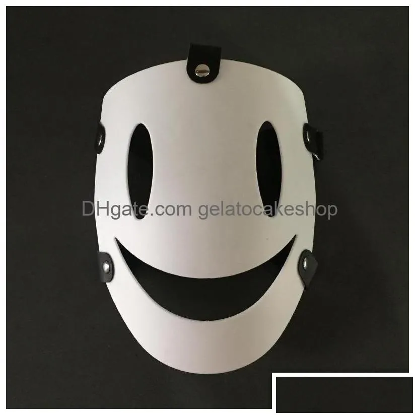 Party Masks High Rise Invasion Cosplay Mask Tenkuu Shinpan White Resin Japanese Props Pvc 220715 Drop Delivery Home Garden Festive Su