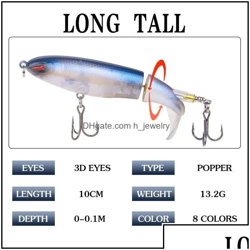 Floating Rotating Tail Ultralight Fishing Lures For Carp, Bass
