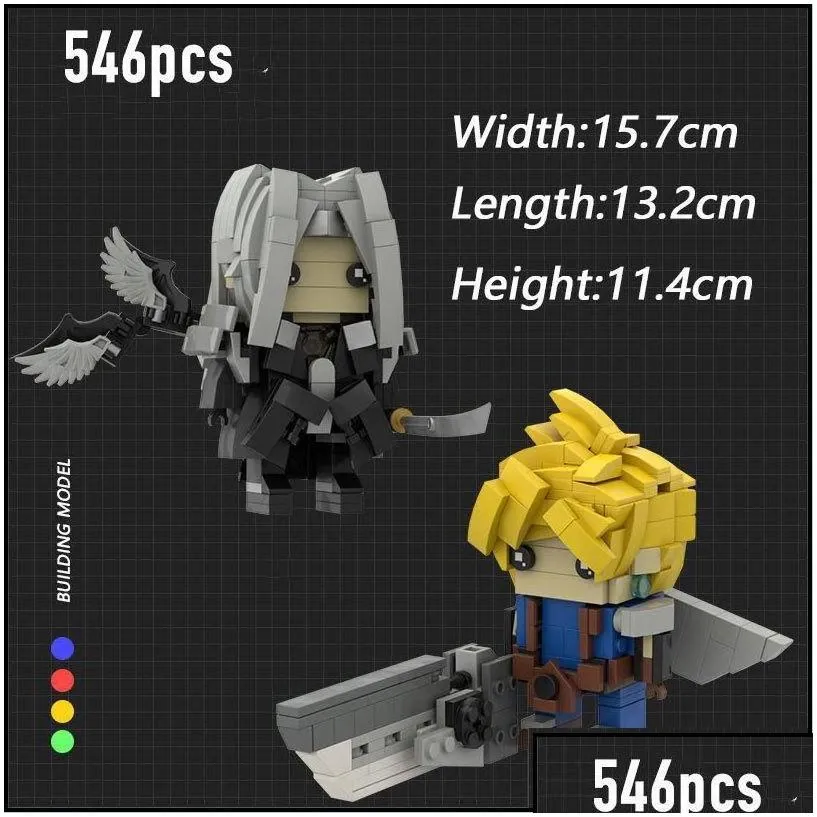 Blocks Moc Game Final Fantasied Animals Chocoboed Building Blocks Mascot Action Figure Kwehs Bricks Model Assembled Toys For Childre