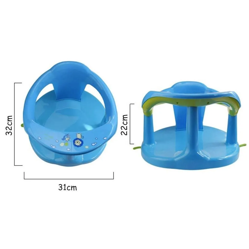 bathing tubs seats born bathtub chair foldable baby bath seat with backrest support antiskid safety suction cups shower mat3507725