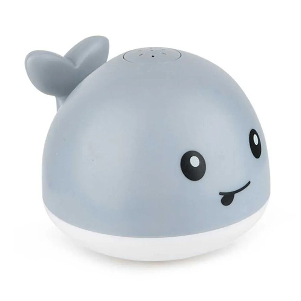 kids baby cute cartoon whale floating spraying water bath toys spout spray shower bathing swimming bathroom toy 210712