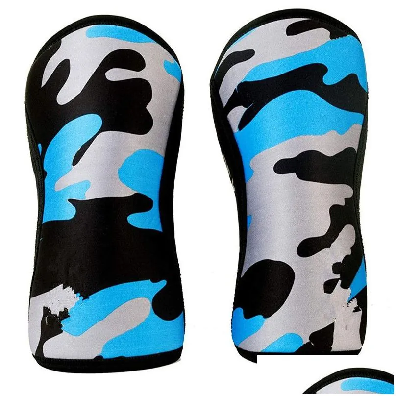 elbow knee pads 1 pair knee sleeves for weightlifting premium support compression powerlifting crossfit 7mm neoprene sleeve 230414