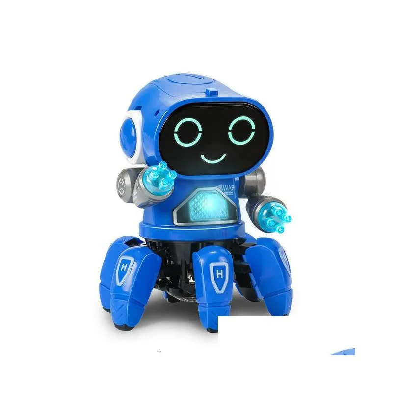 rc robot emo smart s dance voice command sensor singing dancing repeating toy for kids boys and girls talkking s 221122