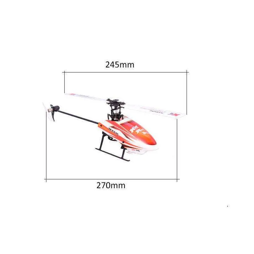 wltoys xk k110 6ch 3d 6g system remote control brushless rc helicopter bnf without transmitter k100/k120/k123 /k124 211104