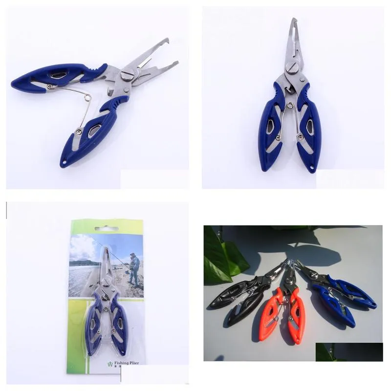 Stainless Steel Blue Parrot Fishing Wire Cutters Multi Function