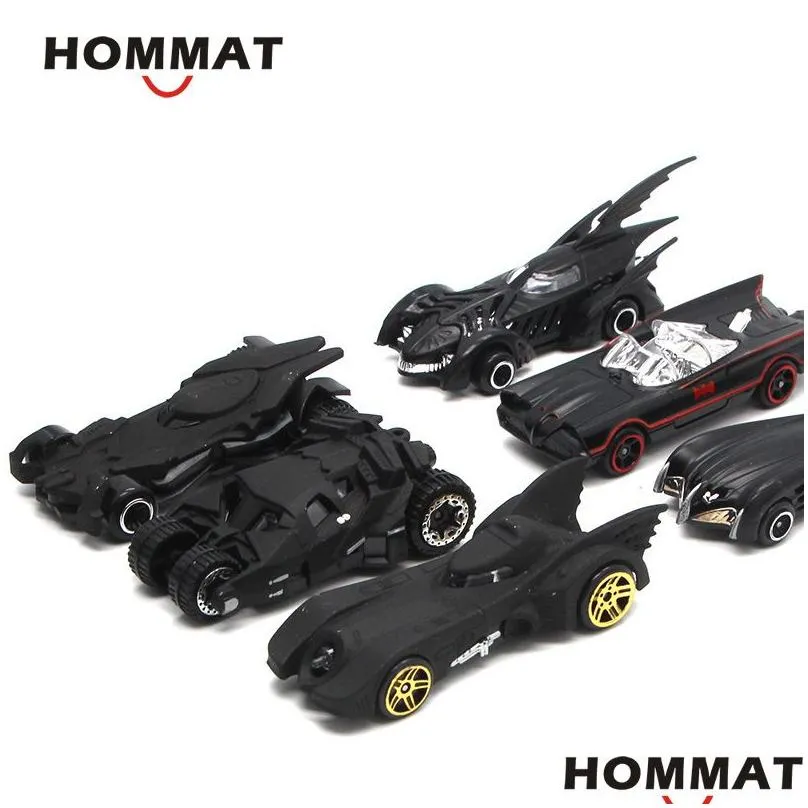 hommat weels 164 scale wheel track batman batmobile model car alloy diecasts toy vehicles toys for children lj200930