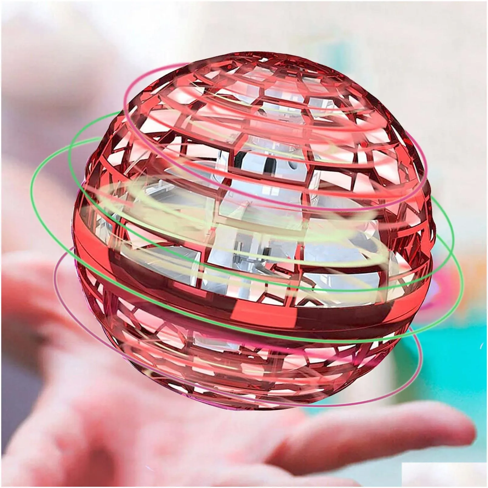 Magic Balls Ifly The Most Trickedout Flying Spinner Hand Operated Drones For Kids Or Adts Ufo Toy With 360ﾰ Rotating And Shinning Rg