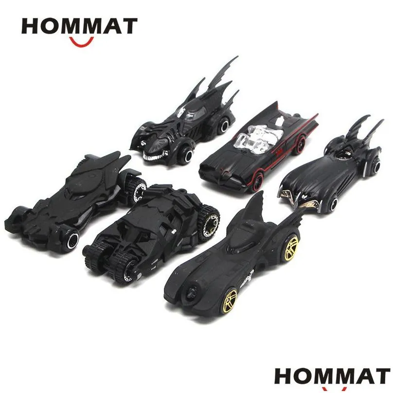 hommat weels 164 scale wheel track batman batmobile model car alloy diecasts toy vehicles toys for children lj200930