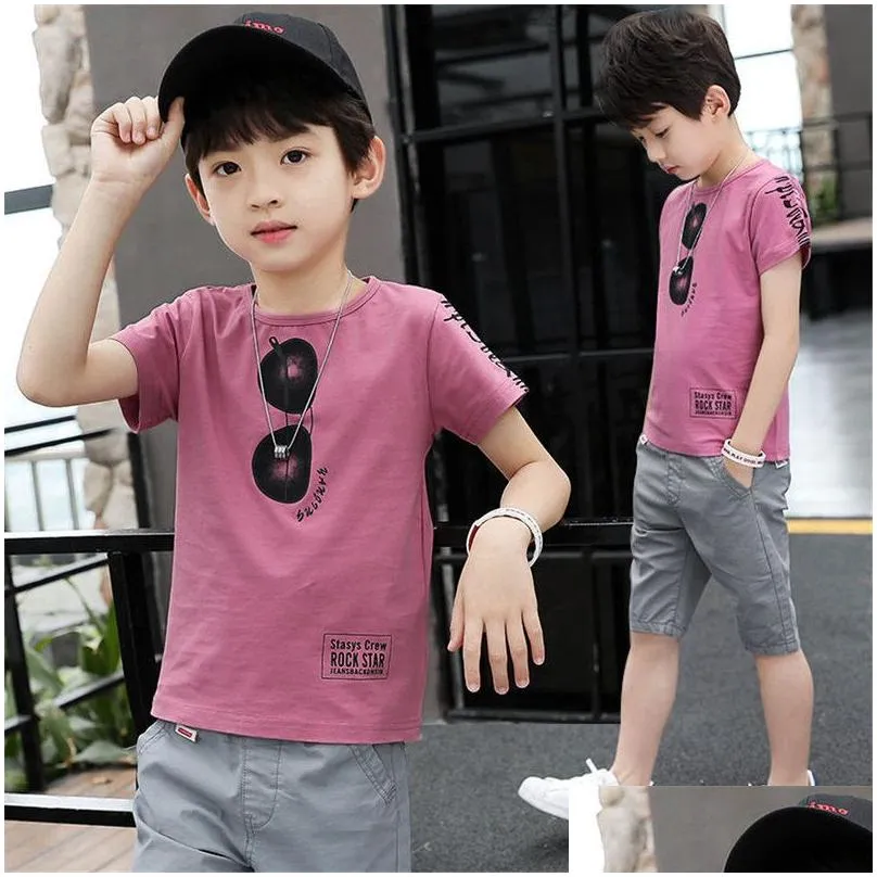 teen boys clothing sets summer clothes casual outfit kids tracksuit for sport suit children 6 8 9 10 12 year 220620