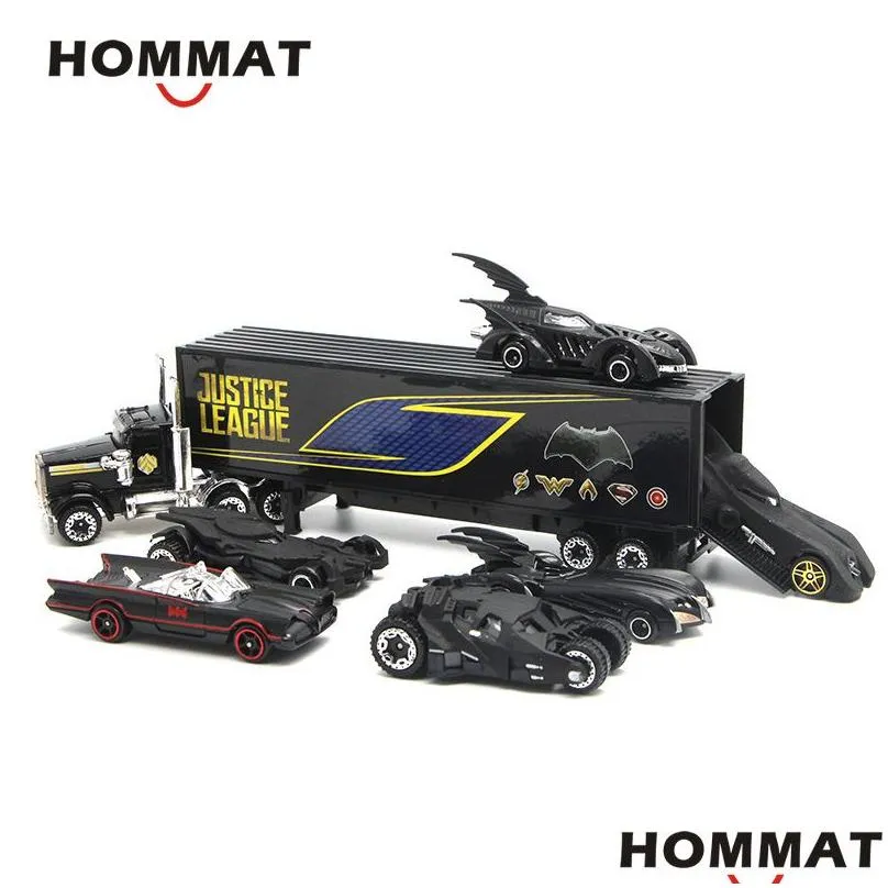 hommat weels 164 scale wheel track batman batmobile model car alloy diecasts toy vehicles toys for children lj200930