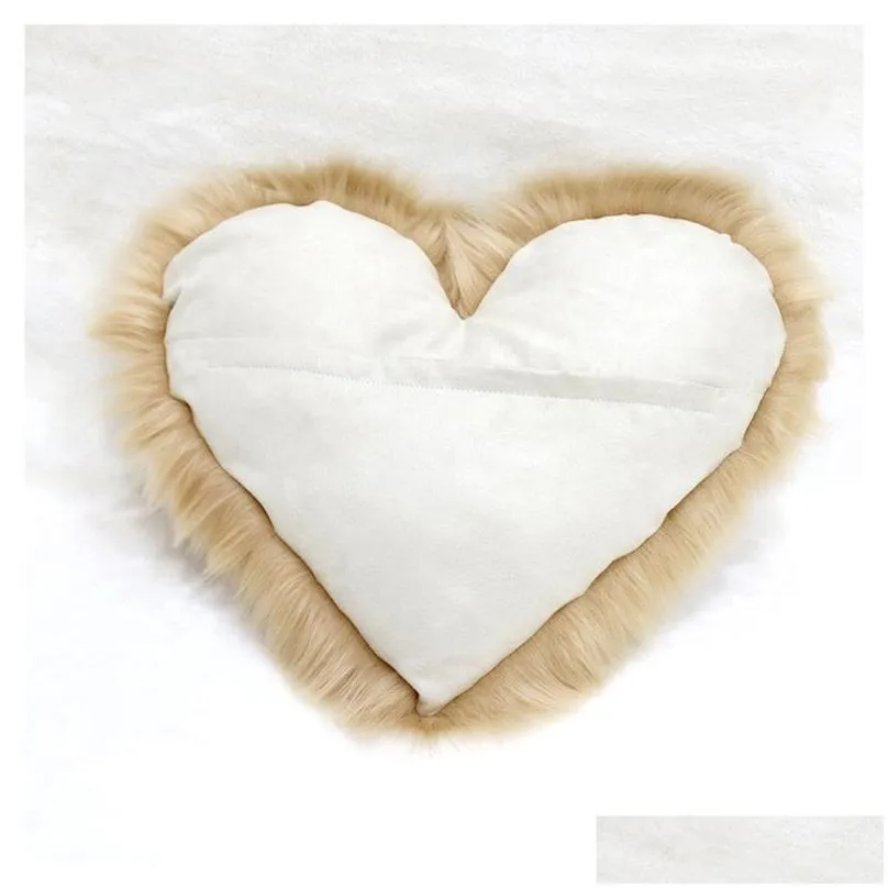 nordic plush pillow soft stuffed love heart shape sofa cushion toys for children doll home bedroom decor cute fun baby gifts 210804