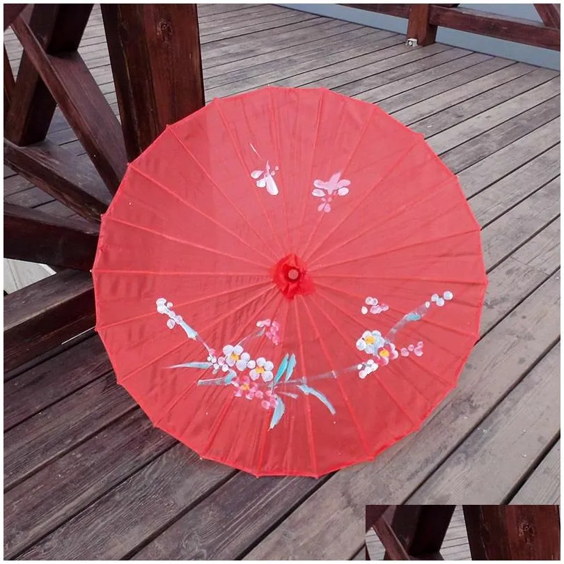 adults size japanese chinese oriental parasol handmade fabric umbrella for wedding party p ography decoration umbrella dh9580