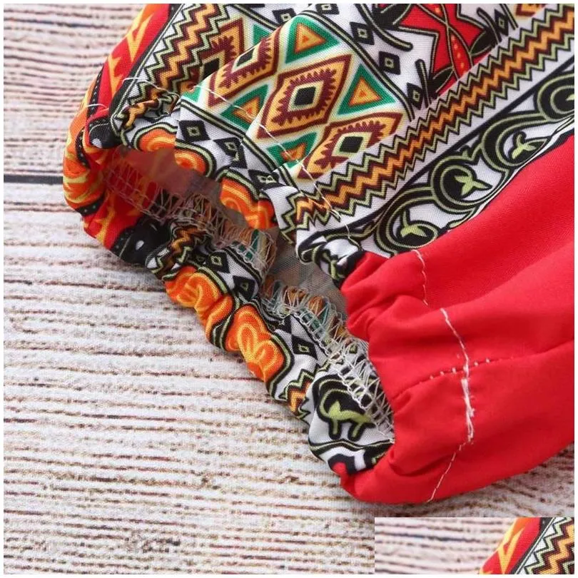 jumpsuits toddler kids jumpsuit baby girl outfits summer clothes african print sleeveless romper suit for girls children clothing