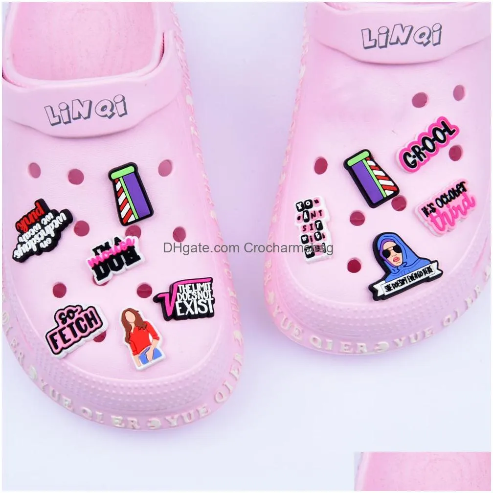 Custom croc shoe charms New Design Soft PVC designer Shoes Charm Wholesale price