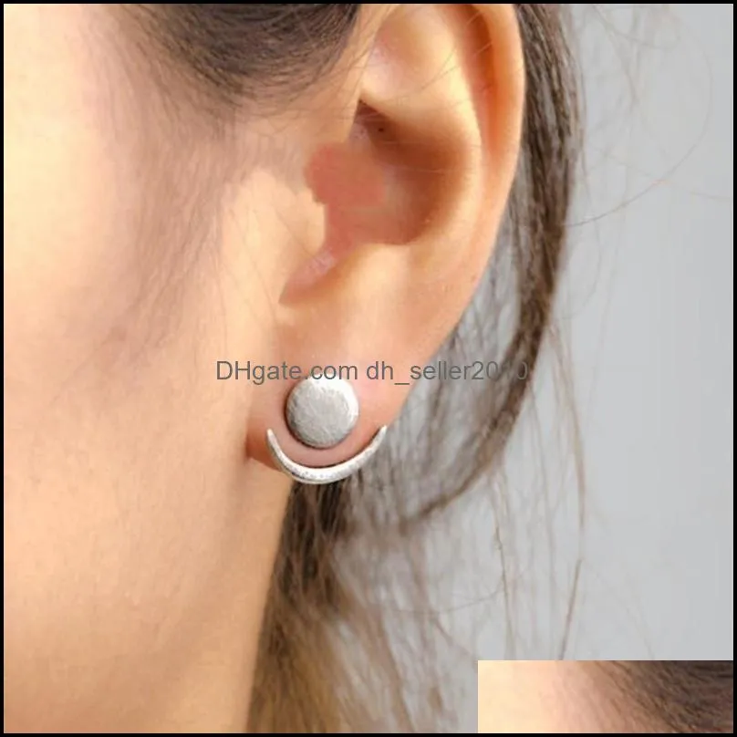Crescent Moon Ear Studs Jewelry Fashion Cute Popular Simple Generous Personality Woman Accesories Earrings Gifts 0 9hs K2