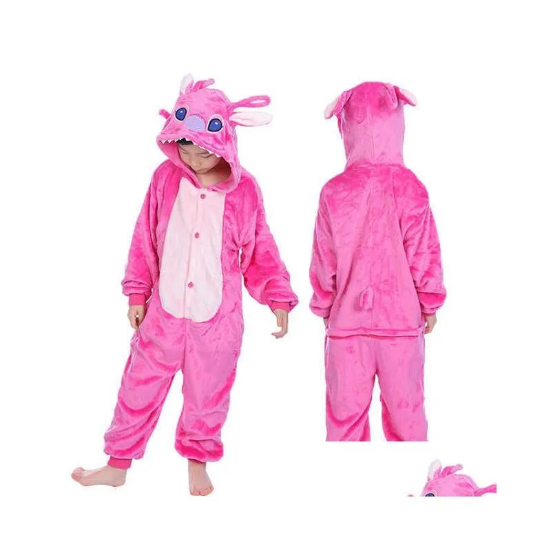 kigurumi children pajamas unicorn for boys girls onesie kids animal deer child pijamas winter sleepwear panda pyjamas 210729