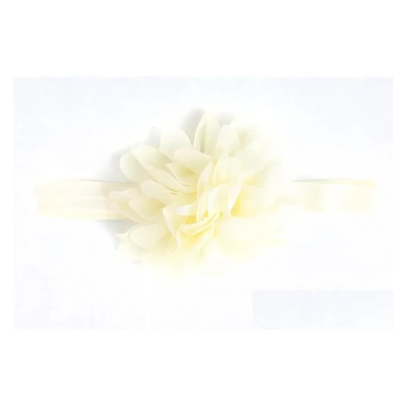 hair accessories ins explosion childrens band handmade chiffon flower head baby headband hairpinhair