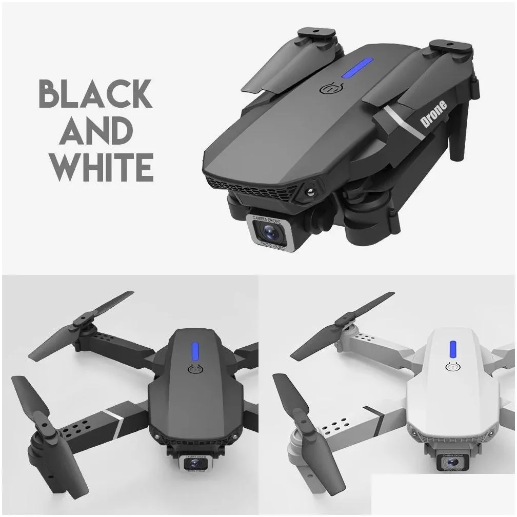 lsrc quadcopter drone electric/rc aircraft e525 hd 4k 1080p camera and wifi fpv height maintaining rc foldable gift toy 201208