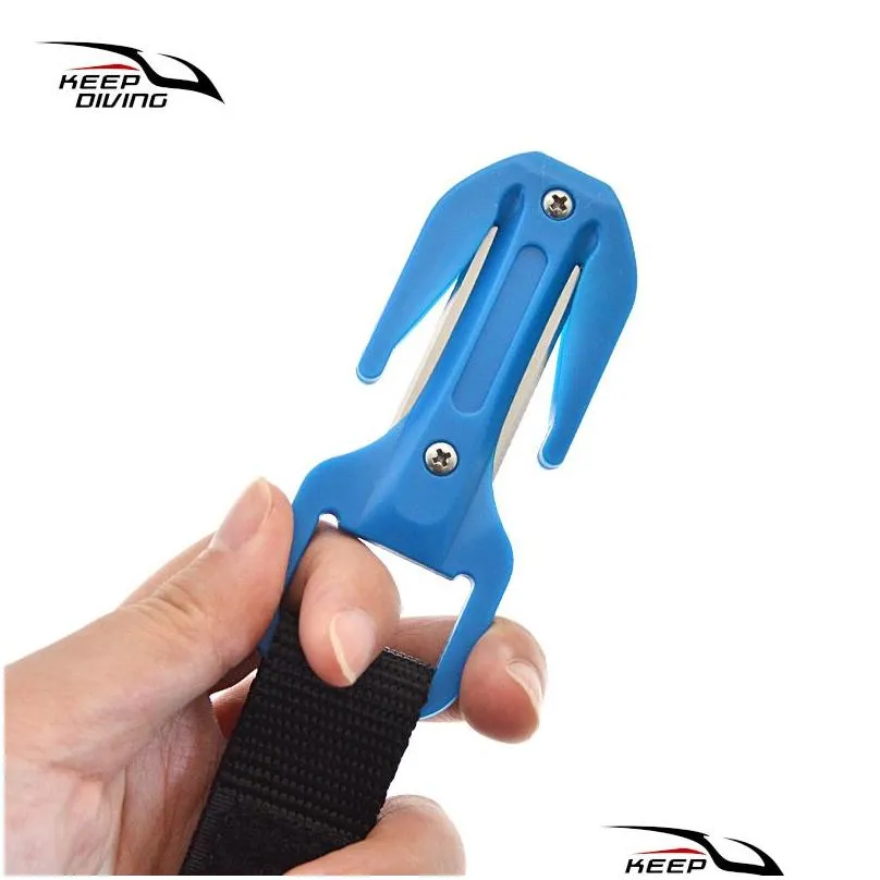 scuba diving cutting special knife line cutter underwater knife spearfishing secant equipment multi-color optional easy carry 220622