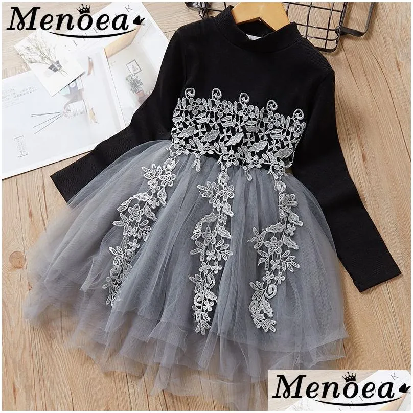 menoea girls princess clothes suits winter style kids girls party elegant cute girl outfit children woolen clothing sets t200707