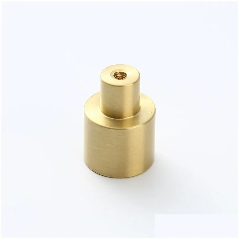 solid brushed brass gold kitchen cabinet knobs and handles furniture drawer dresser knobs cupboard door pull handle modern dh87